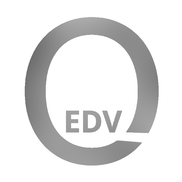 QEDV Logo silber